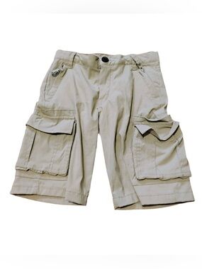 Cat & Jack Boys Khaki Cargo Shorts Size (Add Size) EUC